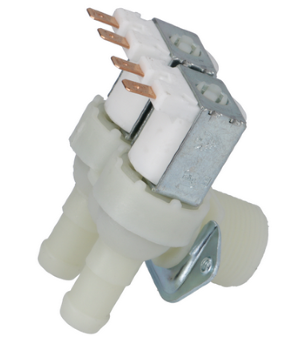 Electrovalva dubla alimentare apa masina spalat vase, rufe, masini gheata