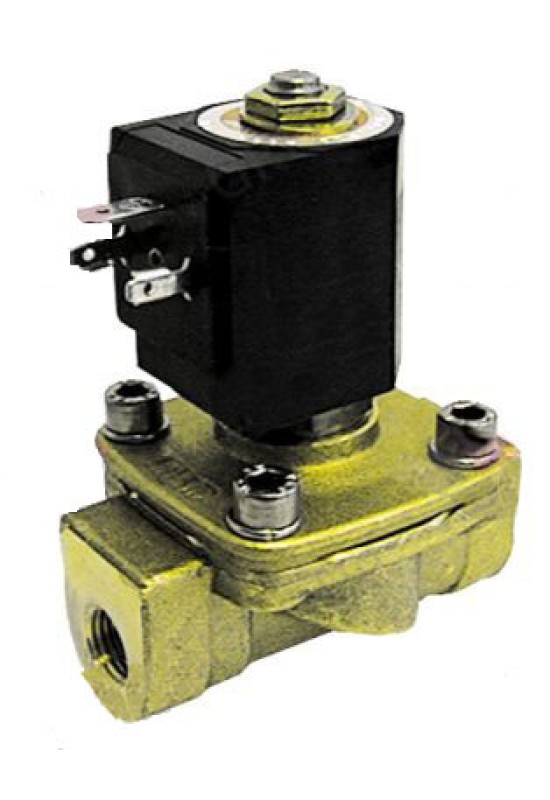 Electrovalva 2cai, M&M serie D-287/288/289/290/292/293, bobina tip 7700, presiuni de lucru 0-16bar, temperatura de lucru -10◦C la + 130◦C, deschidere nominala 15mm, normal inchisa