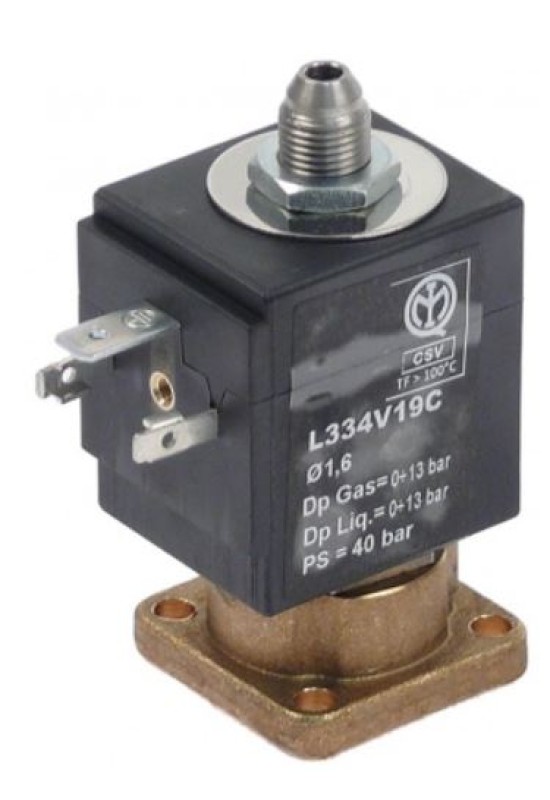 Electrovalva 3 cai Sirai L334-V, bobina ZA10AF8 pentru espressor MCE, Bezzera