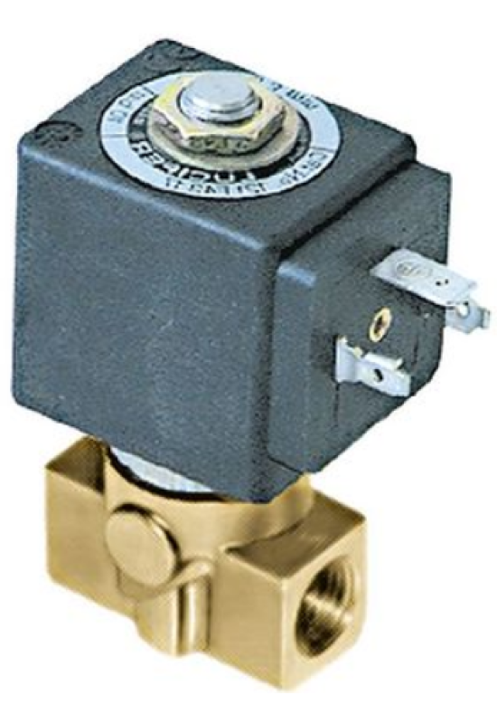 Electrovalva apa Lucifer- Parker cu bobina la 24VAC, serie 121K cu  intrare/iesire de ¼” 