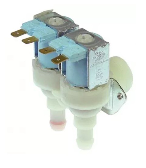 Electrovalva dubla intrare ¾”, 230VAC, alimentare apa masina cuburi gheata Brema, NTF, Luxia