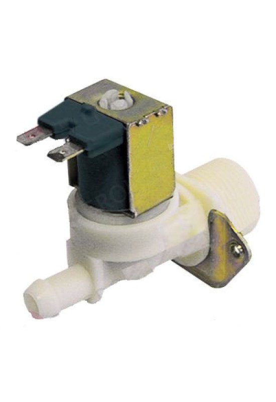 Electrovalva dreapta masina spalat vase, 230V, intrare 3/4", iesire 11,5, Deschidere Nominala 10 ELBI