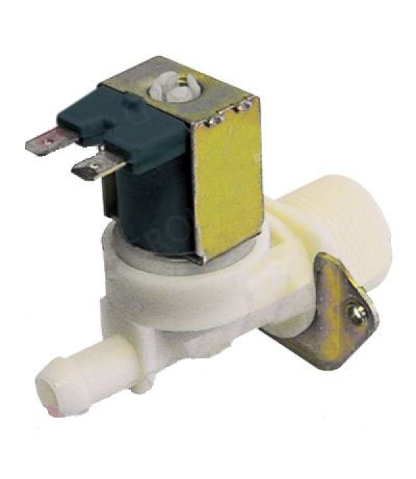 Electrovalva dreapta masina spalat vase, 230V, intrare 3/4", iesire 11,5, Deschidere Nominala 10 ELBI