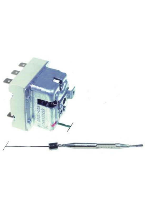 Termostat de siguranta friteuza Mareno si EGO 230°C 3-pole 20A, ø senzor 6mm, lungime senzor 89 mm, lungime capilara 3000mm