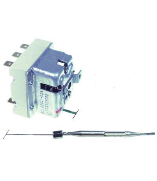 Termostat de siguranta friteuza Mareno si EGO 230°C 3-pole 20A, ø senzor 6mm, lungime senzor 89 mm, lungime capilara 3000mm
