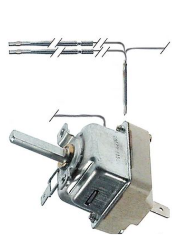 Termostat de control monofazic EGO 55.19069.802 cu doi senzori pentru cuptor Tecnoeka, Mastro