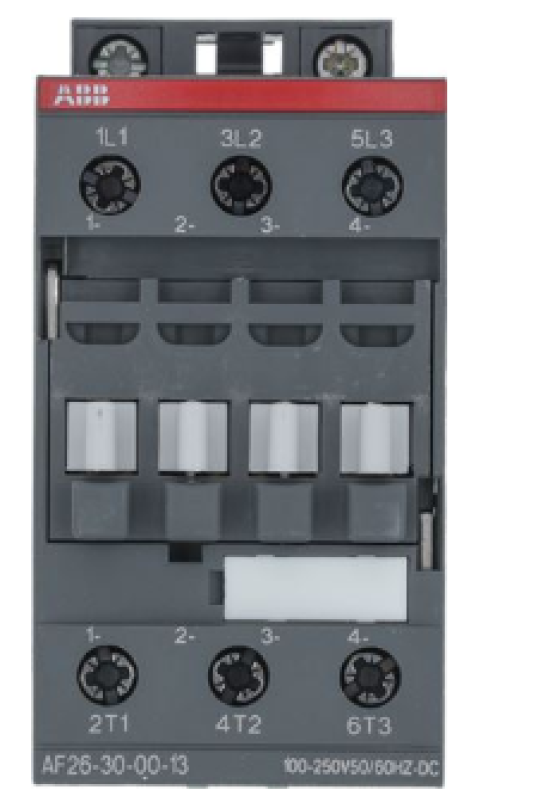Contactor de putere ABB serie AF26-30-00-13, 100-250VAC, 26A/11kW
