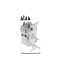 Termostat evaporator (grosime gheata) masina de gheata WHIRLPOOL, PHILIPS, IGNIS, AGB022, AGB024, K40, K20, 48192712857