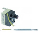 Termostat de siguranta cu resetare manuala, temperatura setata-150◦C,  1contact(pol) 1NC, 16A, dimensiuni senzor 6x65mm 