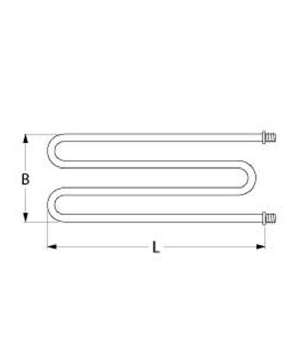 Rezistenta 1100W cuptor pizza ZANOLLI, PALUX, ELOMA 