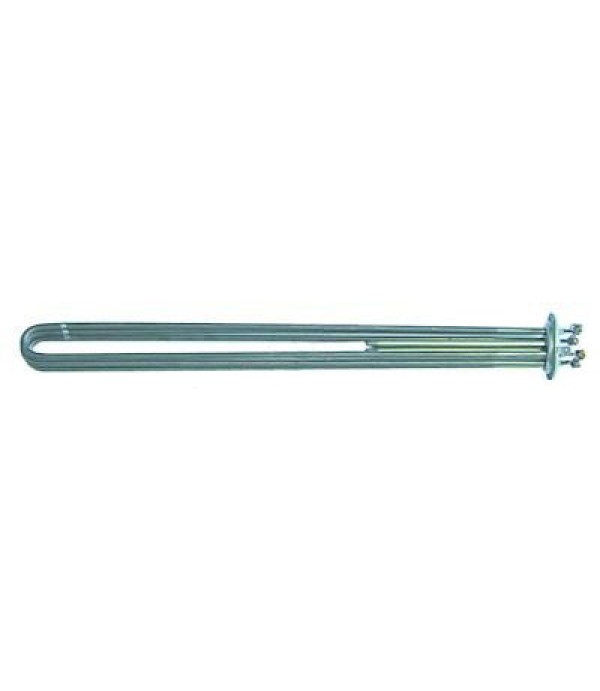 Rezistenta boiler masina de spalat vase MEIKO, putere 9000W, 3 circuite, 230V, montare pe diametru de 47,5mm, lungime 475mm. Pentru modelele FV130B, FV250B, DV40 si DV120B, coduri MEIKO 0101166, 9500498 