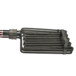 Rezistenta 9000W la 230V cu flansa rotunda pentru friteuza MBM, Dexion, montare pe dreapta