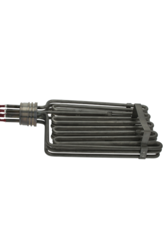 Rezistenta 9000W la 230V cu flansa rotunda pentru friteuza MBM, Dexion, montare pe dreapta