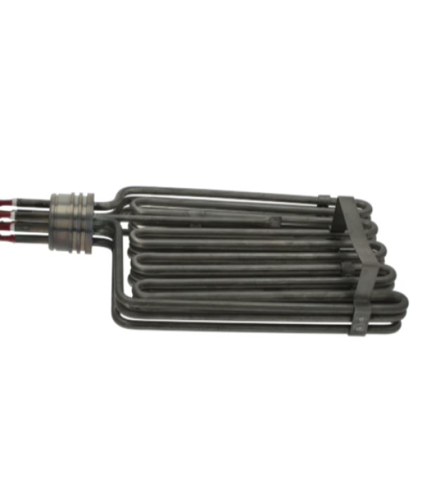 Rezistenta 9000W la 230V cu flansa rotunda pentru friteuza MBM, Dexion, montare pe dreapta
