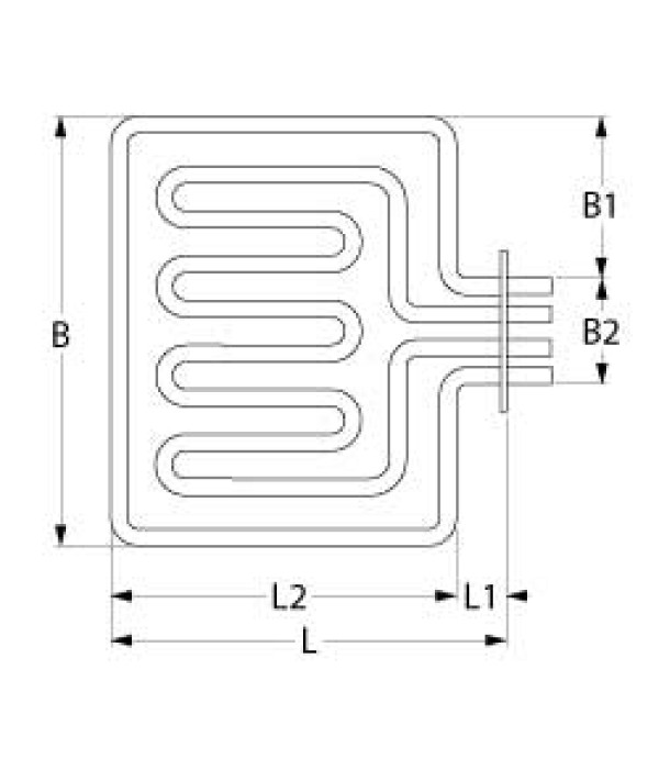 Rezistenta 2800W cuptor Tecnoeka, Horeca-Select, Mastro, Metro-Professional