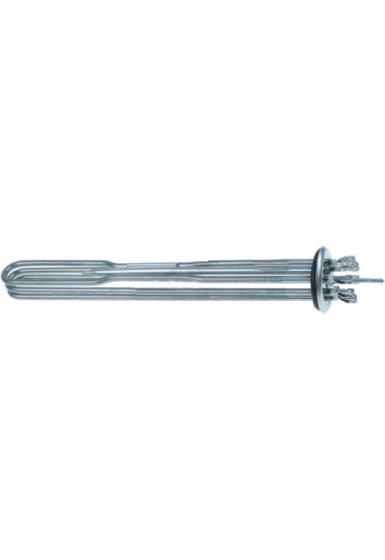 Rezistenta  masina de spalat vase, marmita,  putere 5000W, alimentare 230V, 3circuite, montare pe Ø47,5mm, lungime -320mm, latime-34mm, inaltime-33mm, dimensiuni teaca termostat 7x220mm