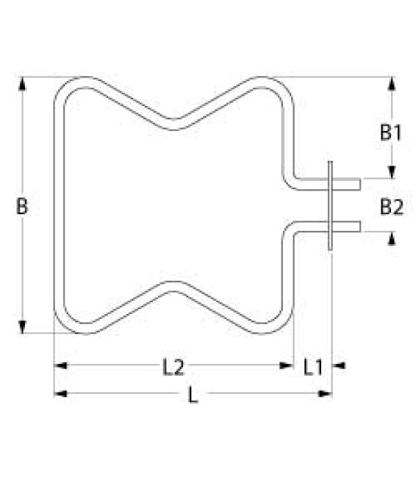 Rezistenta superioara 2400W cuptor Garbin 