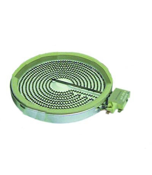 Rezistenta radianta pentru plita vitroceramica EGO, cod producator 10.54111.004, 1054111004, ø 165mm 1200W 230V, 1 circuit