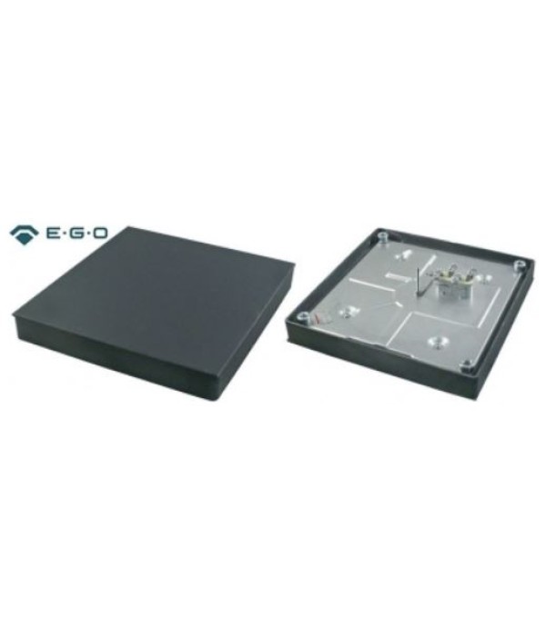 Plita patrata 300x300mm, 3000W alimentare 400V cu margine fara inel inox, EGO 1133470195