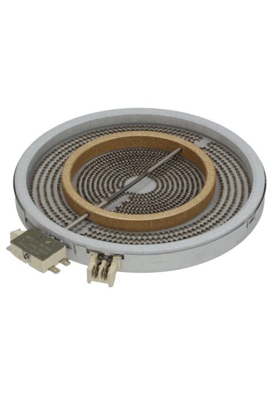 Rezistenta ceramica radianta, ø250mm, 2500W, 230V, 2circuite, regulator energie pentru plita vitroceramica