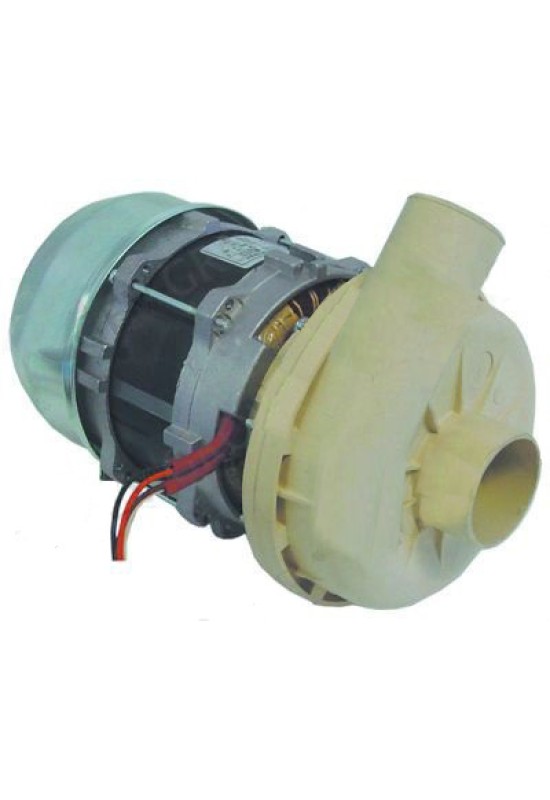 Pompa masina de spalat vase ELFRAMO, producator LGB tip  MRSSX, alimentare 230V 50Hz, 1 faza, putere 1kW(1,36Hp), intrare Ø53mm, iesire Ø44mm, lungime-240mm