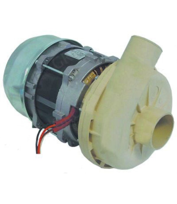 Pompa masina de spalat vase ELFRAMO, producator LGB tip  MRSSX, alimentare 230V 50Hz, 1 faza, putere 1kW(1,36Hp), intrare Ø53mm, iesire Ø44mm, lungime-240mm