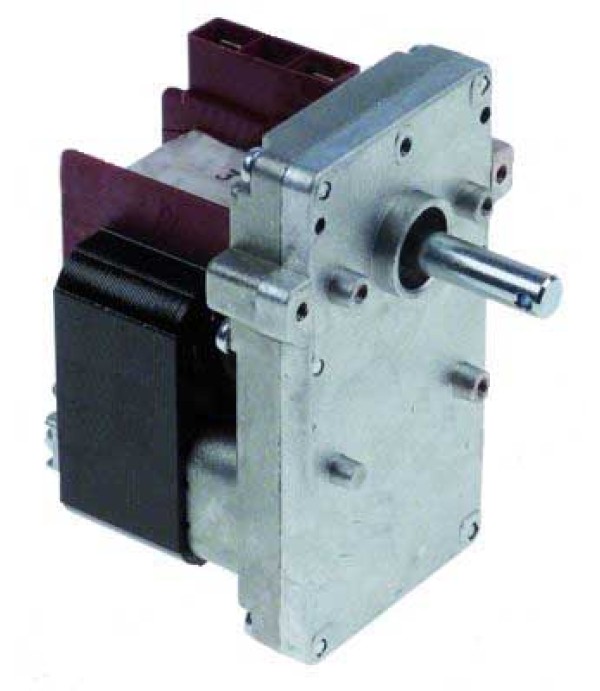 Motor cu reductor KENTA tip K9115153, alimentare 230V 50Hz, putere 28W,viteza  5rpm, ax cu diametrul de 9mm. Pentru rotisor pui NORTH HCR1