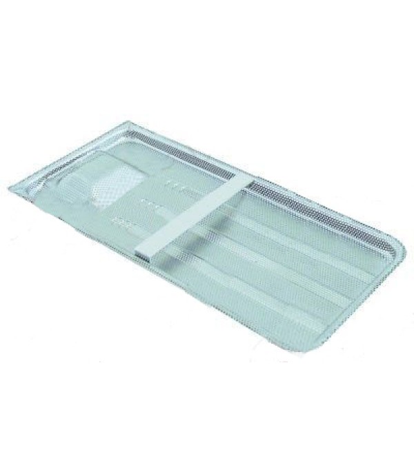 Filtru bazin de spalare, lungime -480mm, latime-230mm, inaltime-20mm. Pentru masini de spalat vase ELECTROLUX, ZANUSSI. Cod catalog producator – 049908.