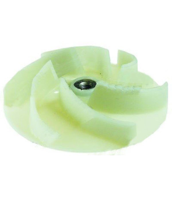 Turbina pompa masina de spalat vase. Model  FIR tip 4225, diametrul de 110mm, inaltime de 34mm, rotatie stanga,  M8L, 6 pale