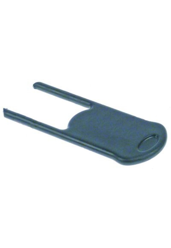 Incuietoare container expresor, lungime 122mm, latime 50mm, grosime 6 mm, material plastic