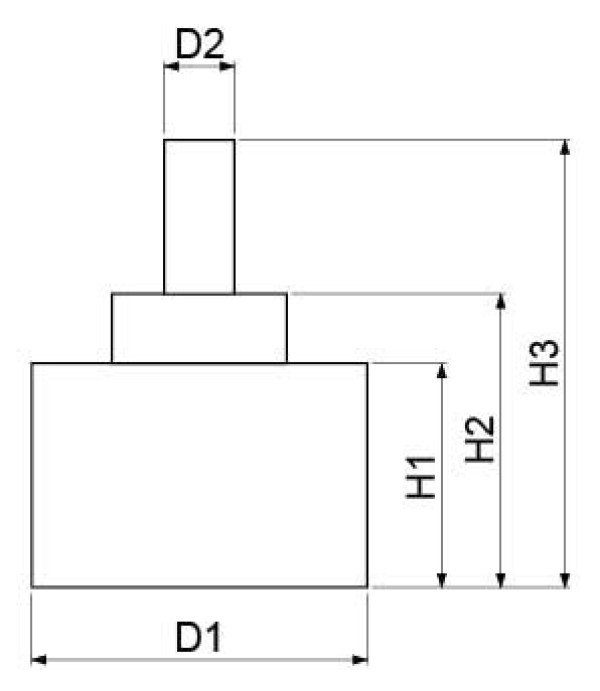 Cartus ceramic 47mm pentru baterie dus prespalare vase