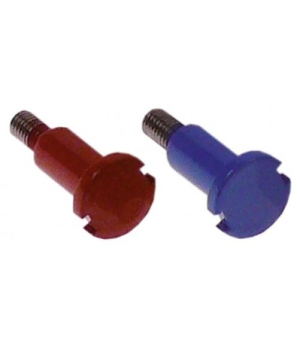 Indicatori apa rece, calda, ROSU/ALBASTRU cu surub