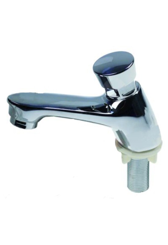Baterie lavoar cu autoinchidere, conexiune apa de ½”, cromata, se poate folosi pentru apa calda sau rece. Producator GASTROTOP Germania