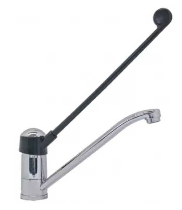 Baterie monobloc cu levier lung pentru actionare la cot