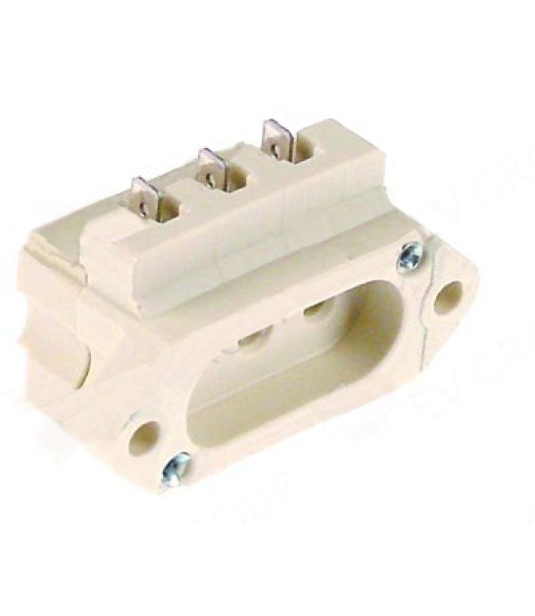 Conector ceramic pentru rezistenta  grill, putere 2000W, alimentare 230V, lungime-327mm, latime 228mm, 3 varfuri, conectori tata 