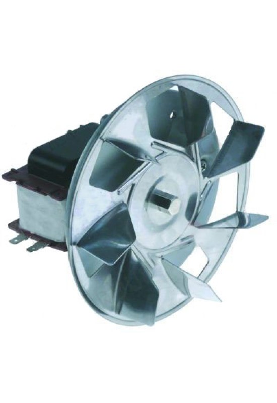 Ventilator aer cald cuptor, producator FIME tip C30R0407, alimentare 220V, putere 30W, diametru turbina 155mm, distanta intre gaurile de fixare(L4) – 87mm. Pentru EMAINOX, GERRINOX 
