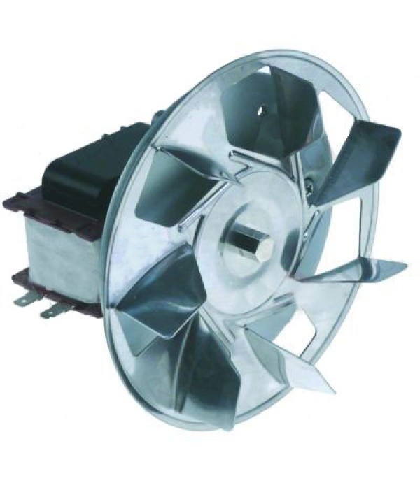 Ventilator aer cald cuptor, producator FIME tip C30R0407, alimentare 220V, putere 30W, diametru turbina 155mm, distanta intre gaurile de fixare(L4) – 87mm. Pentru EMAINOX, GERRINOX 