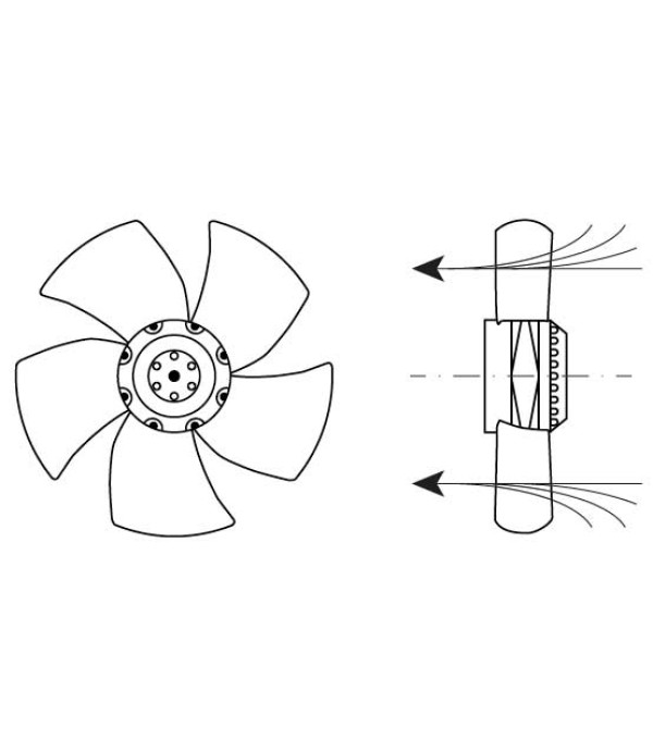 Ventilator EBM PAPST  A4E300-AS72-05