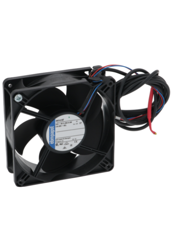 Ventilator EBMPAPST model 4414HT cu sonda temperatura pentru racire placa electronica cuptor Rational, patrat 119x119mm 