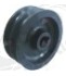 V-belt pulley disc o 75mm 2-fold