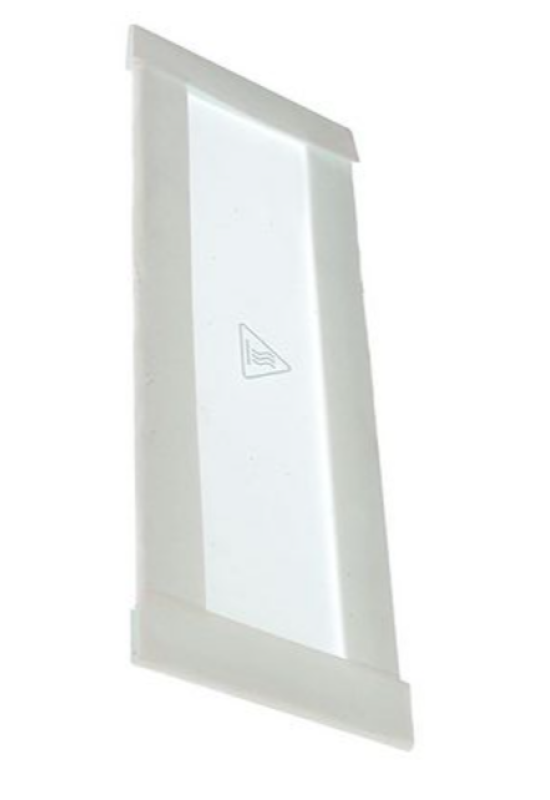 Geam usa cuptor pizza Moretti Forni, Zanussi dreptunghiular 385x135mm