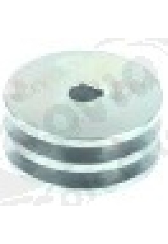 V-belt pulley disc o 74mm 2-fold