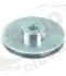 V-belt pulley disc o 98mm single