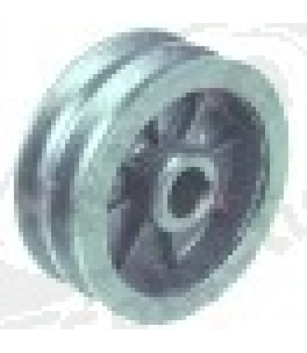 Round belt pulley disc o 76mm 2-fold
