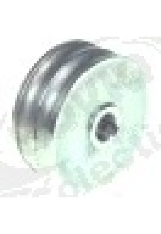 Round belt pulley disc o 70mm 2-fold