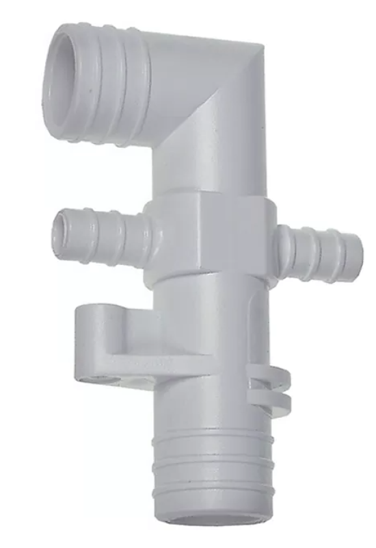 Conector evacuare apa masina cuburi Kastel, Apach