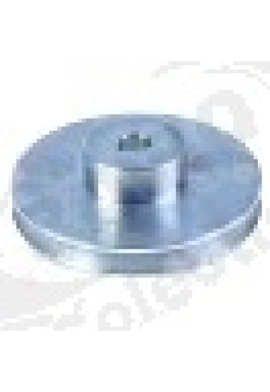 V-belt pulley disc o 133mm shaft intake o 16mm