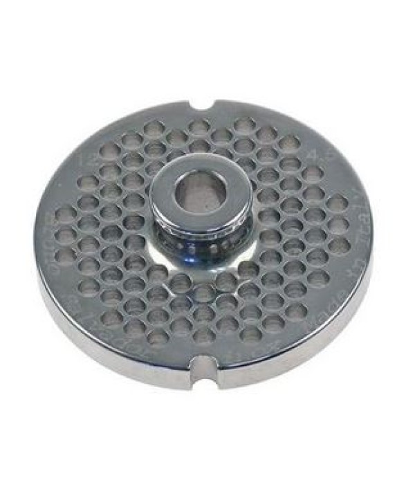 Sita, ciur masina de tocat Fama, Santos din oțel inoxidabil ø 70mm, 2 fante de fixare ø găuri 4,5mm mărime 12 cu butuc tip ENTERPRISE 
