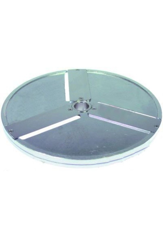 Disc feliere pentru robot legume SIRMAN, tip DF2, diametrul exterior de 205mm, montare pe ax de Ø19mm, grosimea de feliere 2mm, 3 cutite