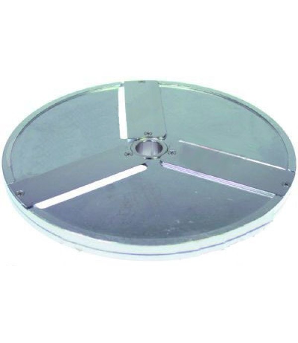 Disc feliere pentru robot legume SIRMAN, tip DF2, diametrul exterior de 205mm, montare pe ax de Ø19mm, grosimea de feliere 2mm, 3 cutite